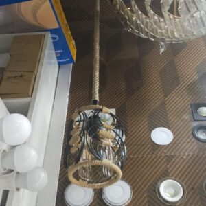 Pendant light.